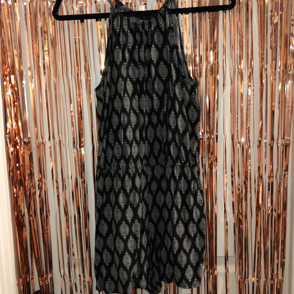 Black and white romper